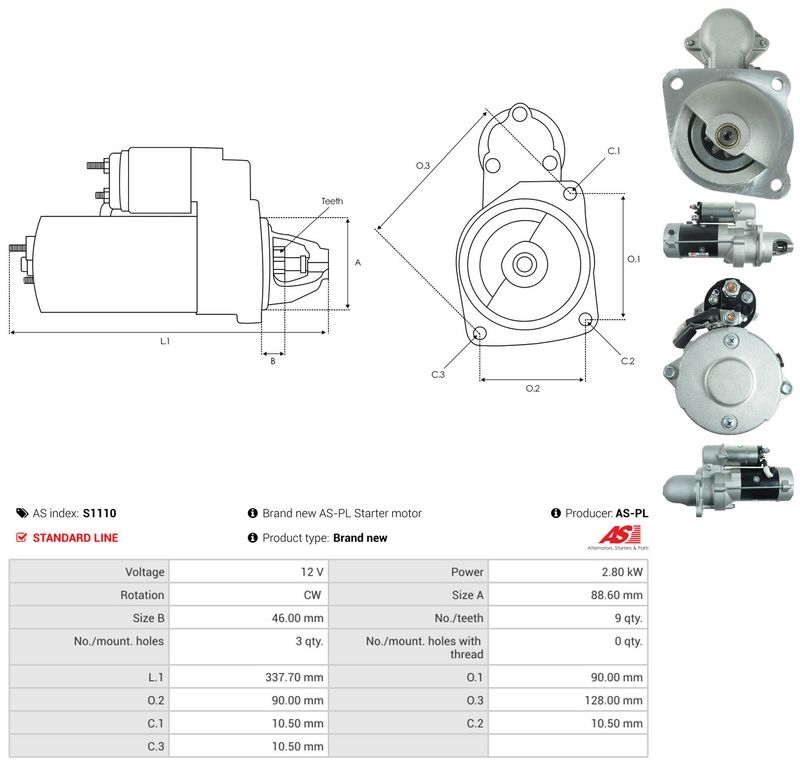 AS-PL S1110 Starter