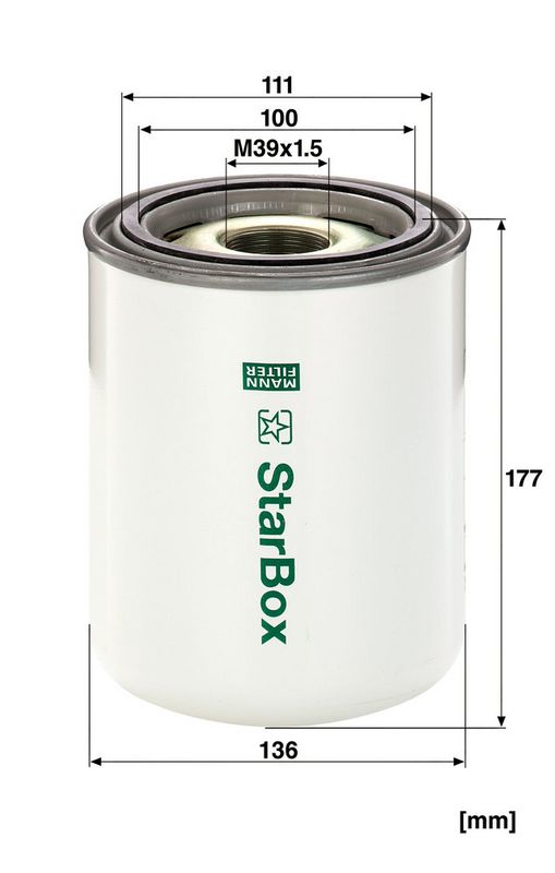 Carterontluchtingssysteem filter past: COMPAIR C20, C20P, CV20P, CYCLON 218, CYCLON 222  DEMAG DS20  FINI ROTAR PLUS 25 TF, ROTAR PLUS 30 TF, ROTAR PLUS 40 TF, ROTAR PLUS SD 25, ROTAR PLUS SD 30