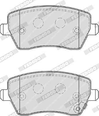 FERODO FDB4069 Brake Pad Set, disc brake