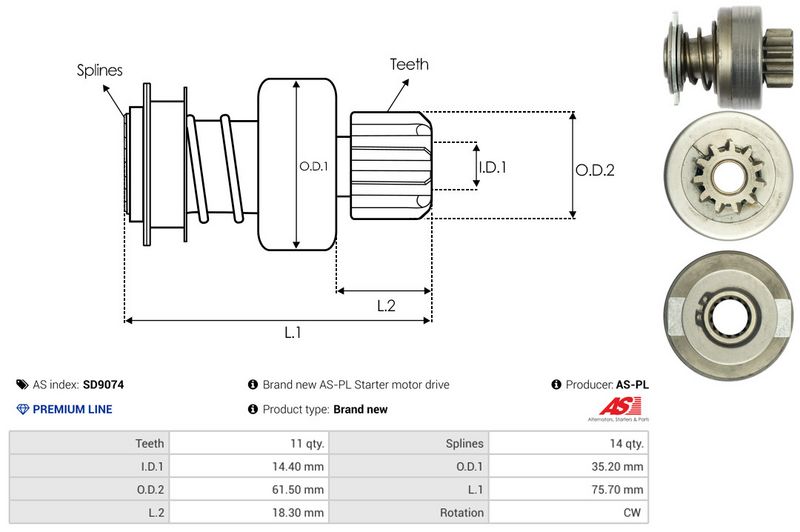 Vabajooks, starter, AS-PL SD9074