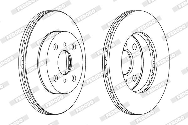FERODO DDF1084C Brake Disc