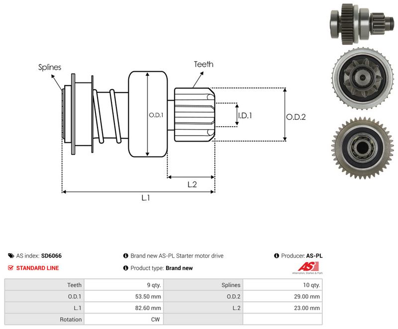 Vabajooks, starter, AS-PL SD6066
