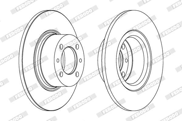 FERODO DDF035 Brake Disc