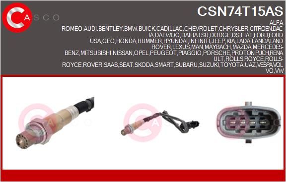 SONDA LAMBDA CASCO CSN74T15AS