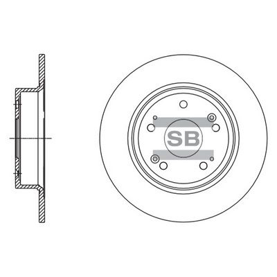 Гальмівний диск, Hi-Q SD4111