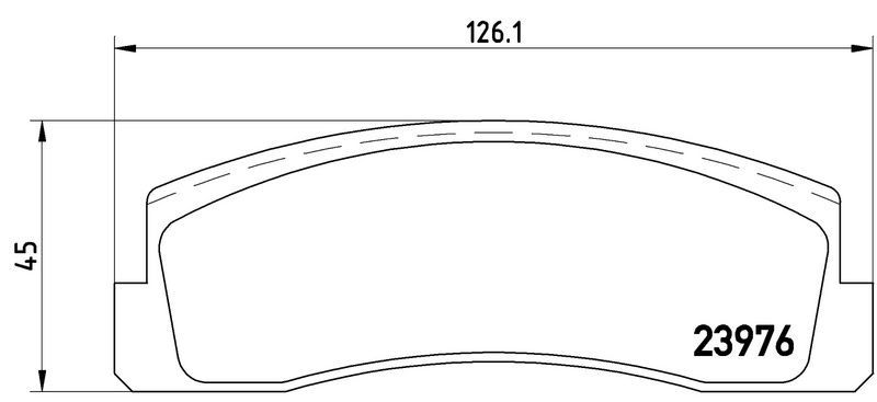 BREMBO P41005 Brake Pad Set, disc brake