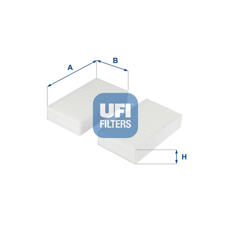 Фільтр, повітря у салоні, Ufi 53.253.00