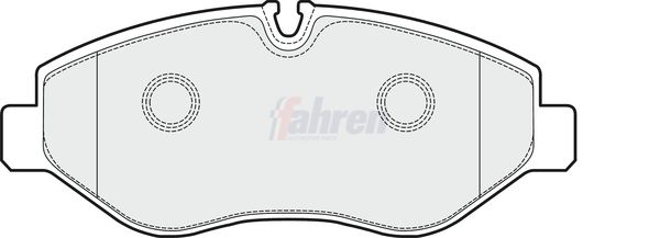 Fahren Brake Pad Set, disc brake FBP3090