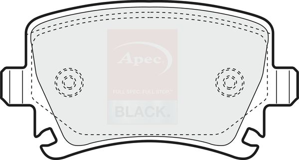 APEC Brake Pad Set, disc brake PAD1324B