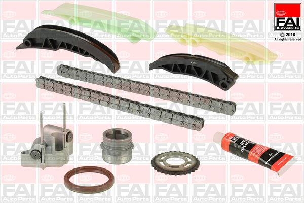 Комплект ланцюгів привода, Fai Autoparts TCK74C