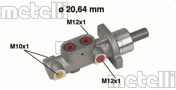 Metelli Brake Master Cylinder 05-0296