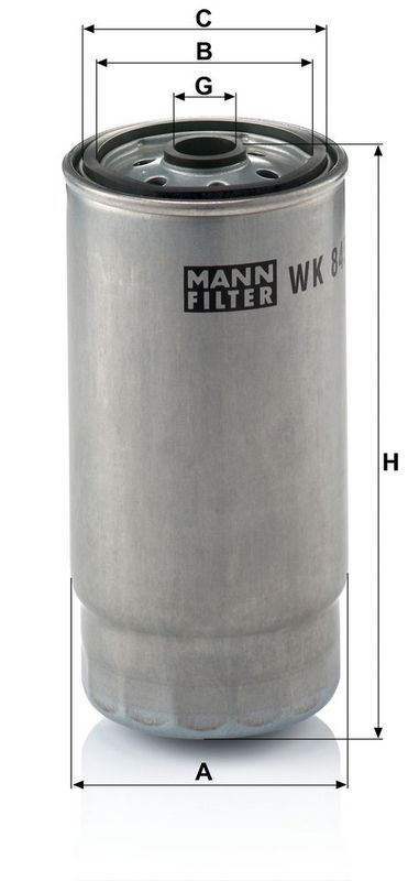 Filtru combustibil WK 845/7 MANN-FILTER