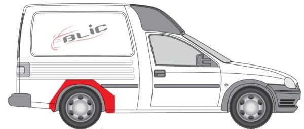 BLIC 6504-03-5096592P Inner Wing Panel