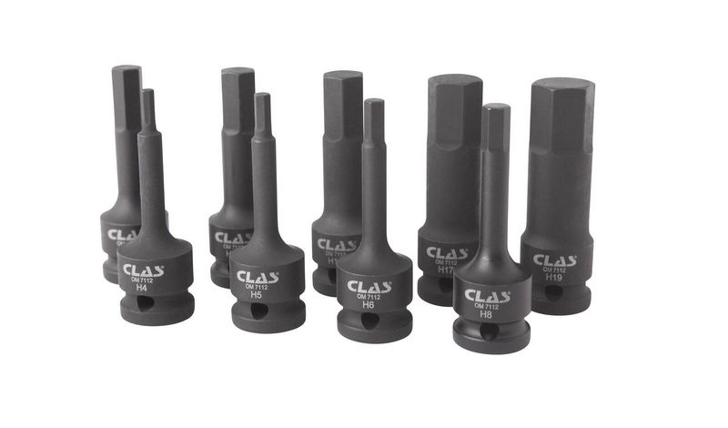 COFFRET DOUILLES EMBOUTS CHOC 6 PANS 1/2