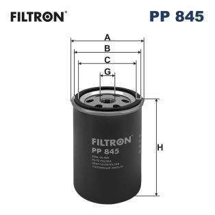 FILTRON Üzemanyagszűrő PP 845