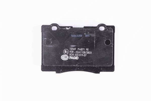 HELLA PAGID 8DB 355 019-571 Brake Pad Set, disc brake