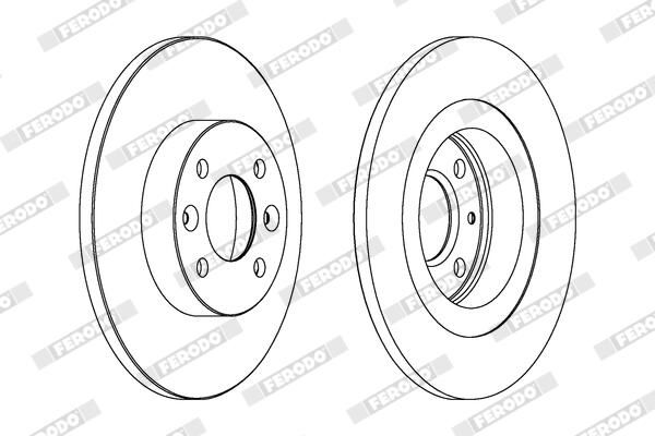 FERODO DDF1502C Brake Disc