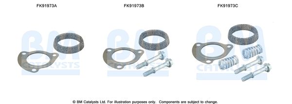 BM CATALYSTS szerelőkészlet, katalizátor FK91973