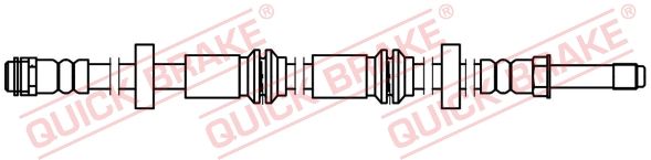 Гальмівний шланг, Quick Brake 32.706