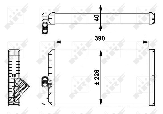 radiátor topení MB 54256