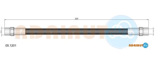 Гальмівний шланг, Adriauto 05.1201