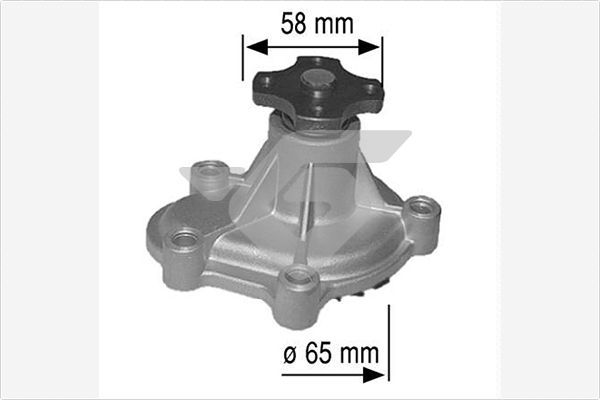 HUTCHINSON Vízszivattyú, motorhűtés WP272