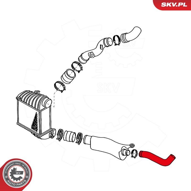 ESEN SKV 24SKV924 Charge Air Hose