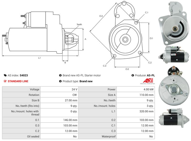 AS-PL S4023 Starter