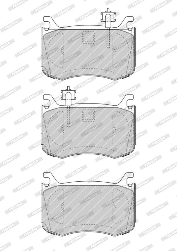 Remblokken set Voor , past: ALFA ROMEO GIULIA 2.0/2.2D 10.15-