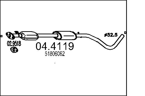 MTS katalizátor 04.4119