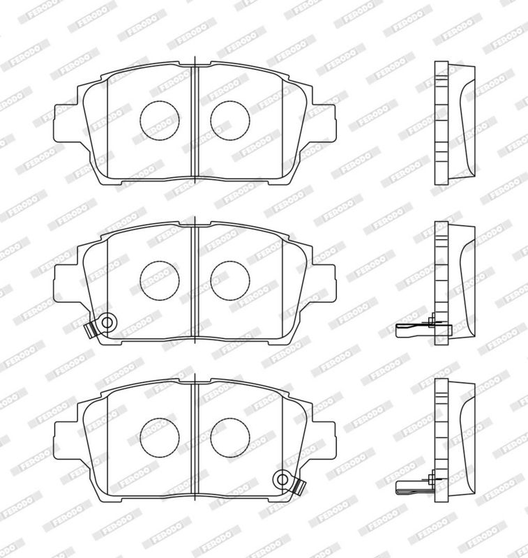FERODO Plaquettes de frein à disque FDB1392