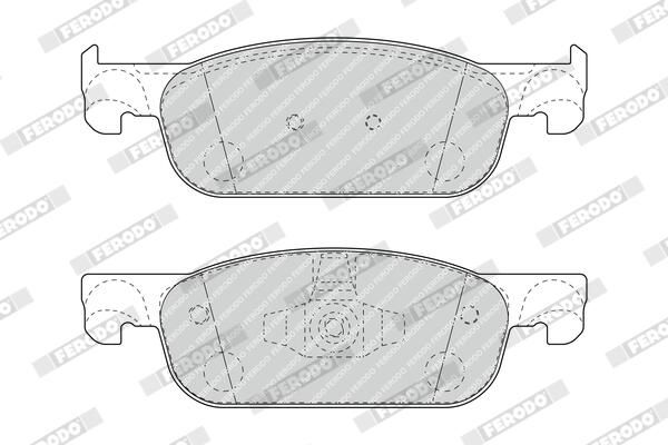 FERODO FDB4907 Brake Pad Set, disc brake