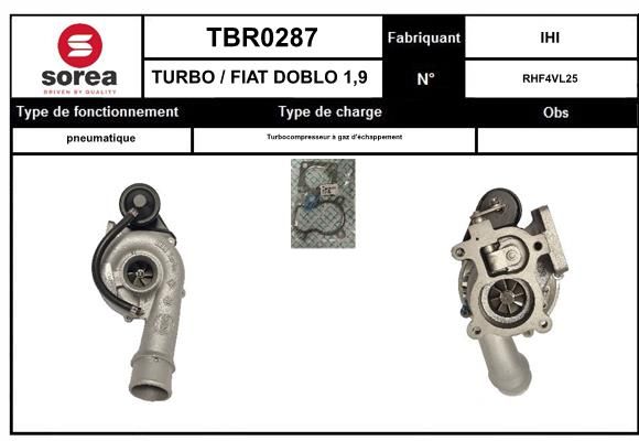 Compresor,sistem de supraalimentare TBR0286 EAI