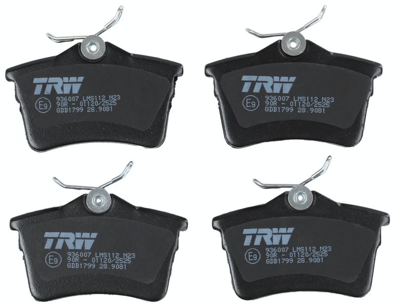 TRW GDB1799 Brake Pad Set, disc brake