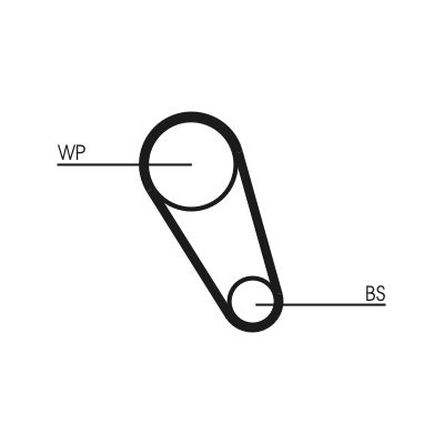 CONTINENTAL CTAM CT1195 Timing Belt