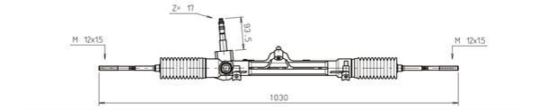 Рулевой механизм GENERAL RICAMBI FI4112 на FIAT PUNTO (176)