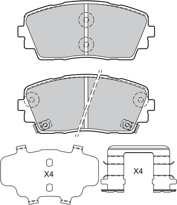 VALEO 601299 Brake Pad Set, disc brake