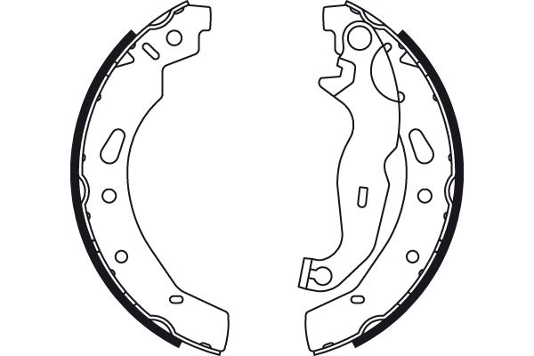 Комплект гальмівних колодок, Trw GS8787