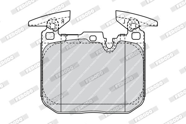 FERODO FDB4611 Brake Pad Set, disc brake