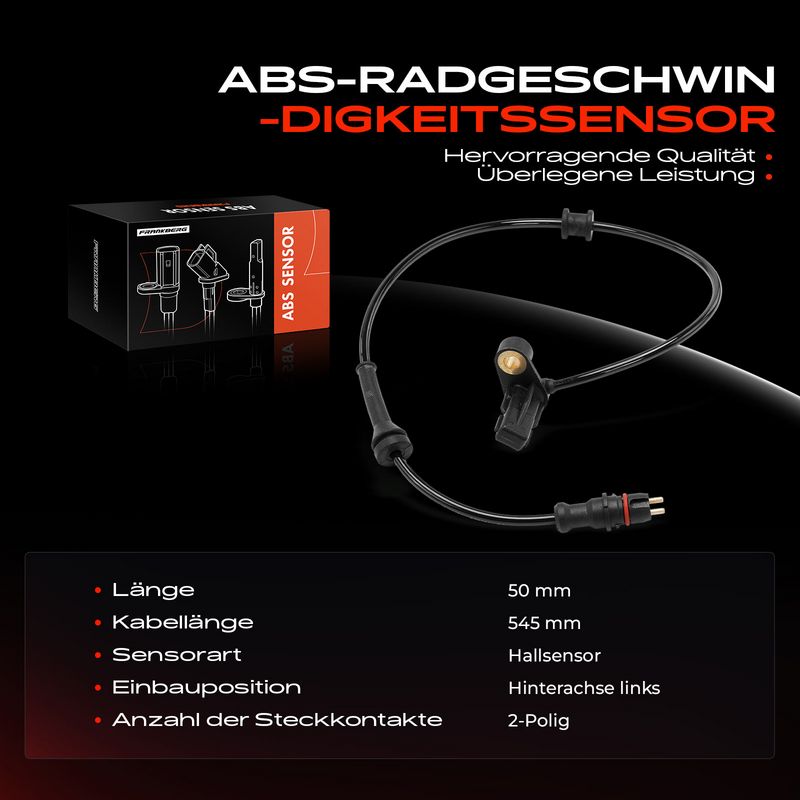 Frankberg 5481FB0031474 Sensor, wheel speed