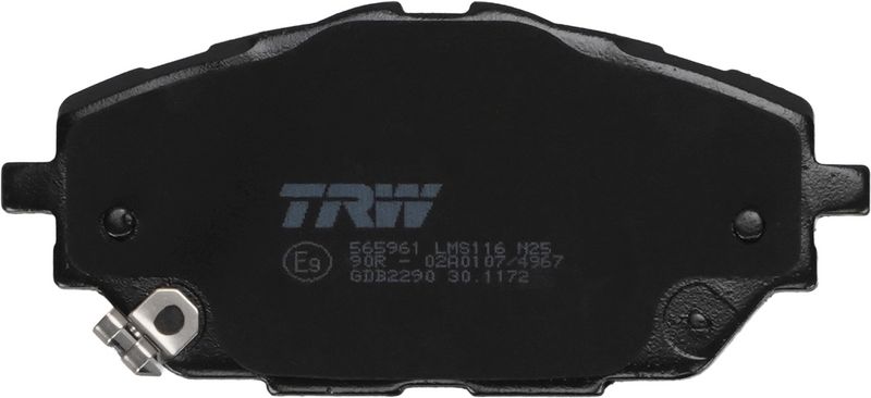 TRW Plaquettes de frein à disque GDB2290