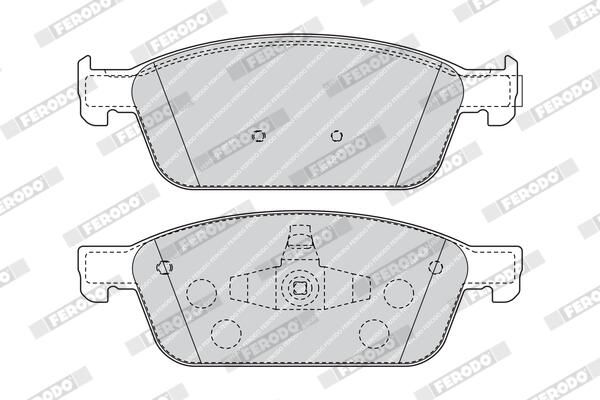 FERODO FDB4416 Brake Pad Set, disc brake