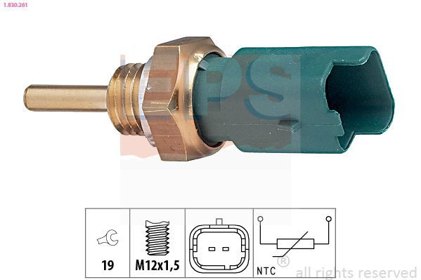 Sensor, temperatura del refrigerante