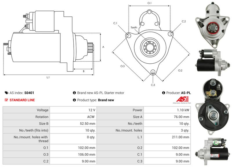 AS-PL S0401 Starter