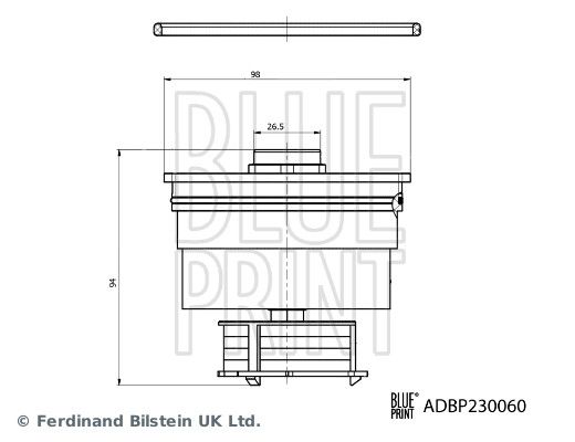 BLUE PRINT ADBP230060 Fuel Filter