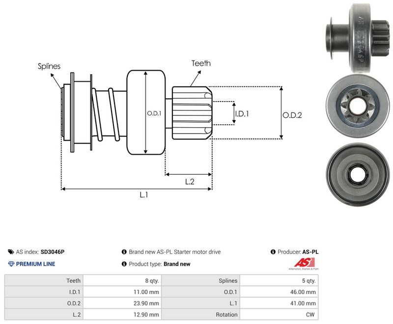 Vabajooks, starter, AS-PL SD3046P
