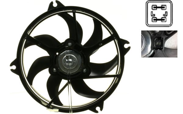 MAHLE ventilátor, motorhűtés CFF 318 000S