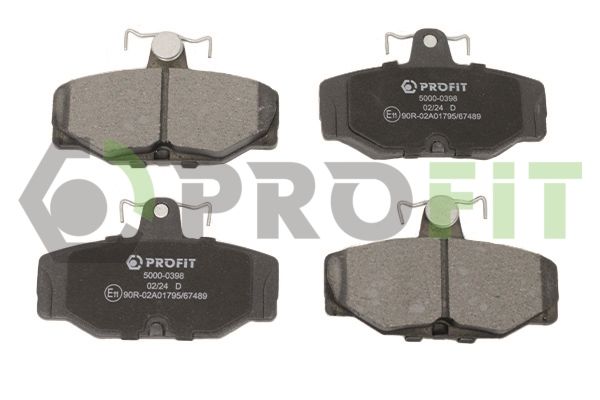 PROFIT 5000-0398 - Brake Pad Set, disc brake