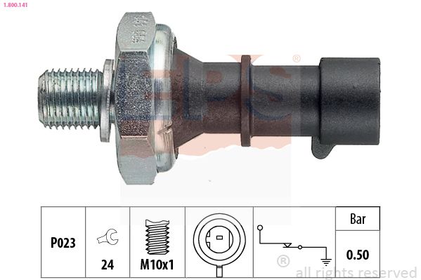 EPS OPEL датчик тиску мастила 1,0/1,2/i Astra G/H,Corsa A/B/C,Vectra C,zafira B,Chevrolet Aveo,Cruze,Jeep Grand Cherokee