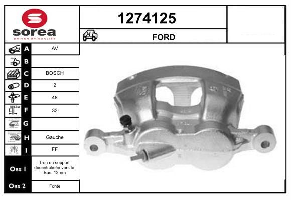 SNRA 1274125 - Brake Caliper